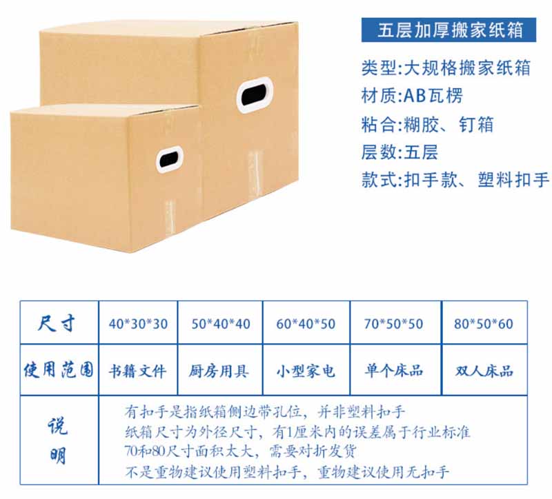 HJC黄金城搬家纸箱